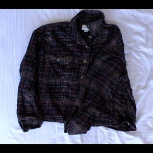 American Eagle Crop Flannel
